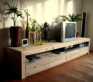 etiket Regeren Meerdere Steigerhouten tv-meubel Maxi - De Steigeraar